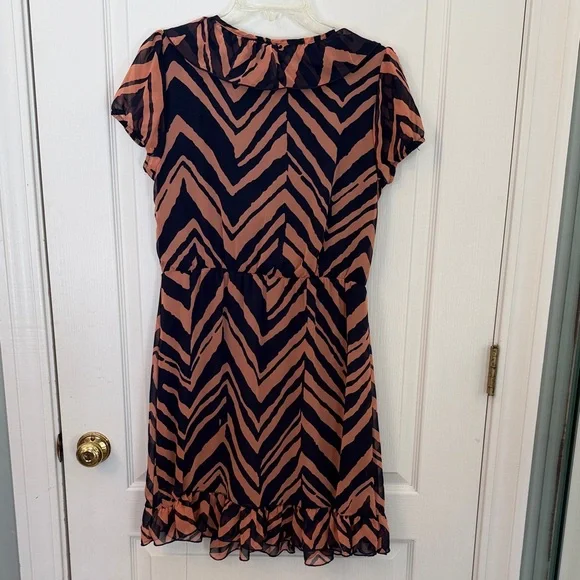 Needle & Thread Black and Tan Mini Dress - Picture 3 of 3